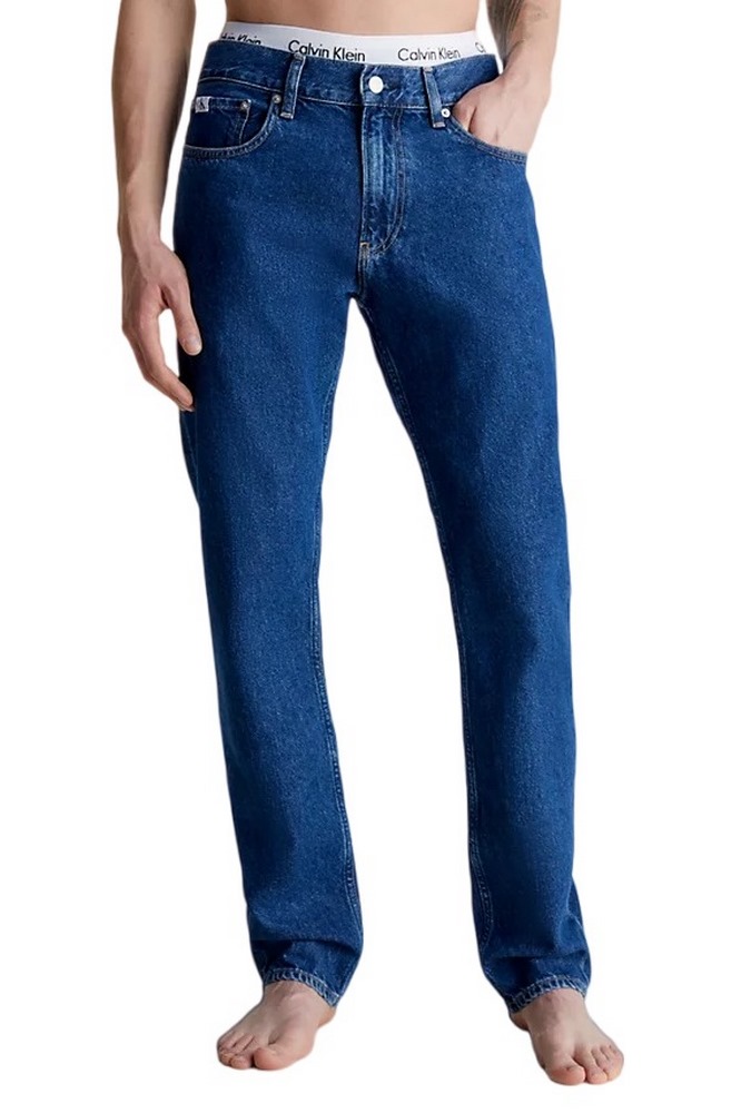 CALVIN KLEIN JEANS STANDARD STRAIGHT ΠΑΝΤΕΛΟΝΙ ΑΝΔΡΙΚΟ BLUΕ DENIM