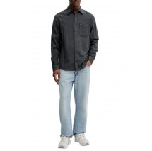 TOMMY JEANS REG FLANNEL SHIRT EXT ΠΟΥΚΑΜΙΣΟ ΑΝΔΡΙΚΟ BLACK