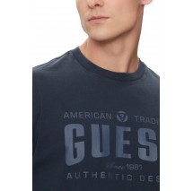 GUESS TRADITION TEE T-SHIRT ΜΠΛΟΥΖΑ ΑΝΔΡΙΚΗ NAVY