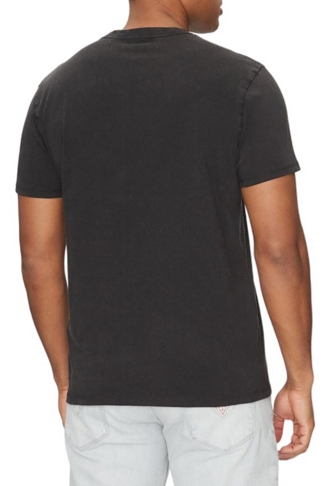GUESS TRADITION TEE T-SHIRT ΜΠΛΟΥΖΑ ΑΝΔΡΙΚΗ WASHED BLACK