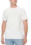 GUESS TRADITION TEE T-SHIRT ΜΠΛΟΥΖΑ ΑΝΔΡΙΚΗ WHITE