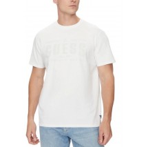 GUESS TRADITION TEE T-SHIRT ΜΠΛΟΥΖΑ ΑΝΔΡΙΚΗ WHITE
