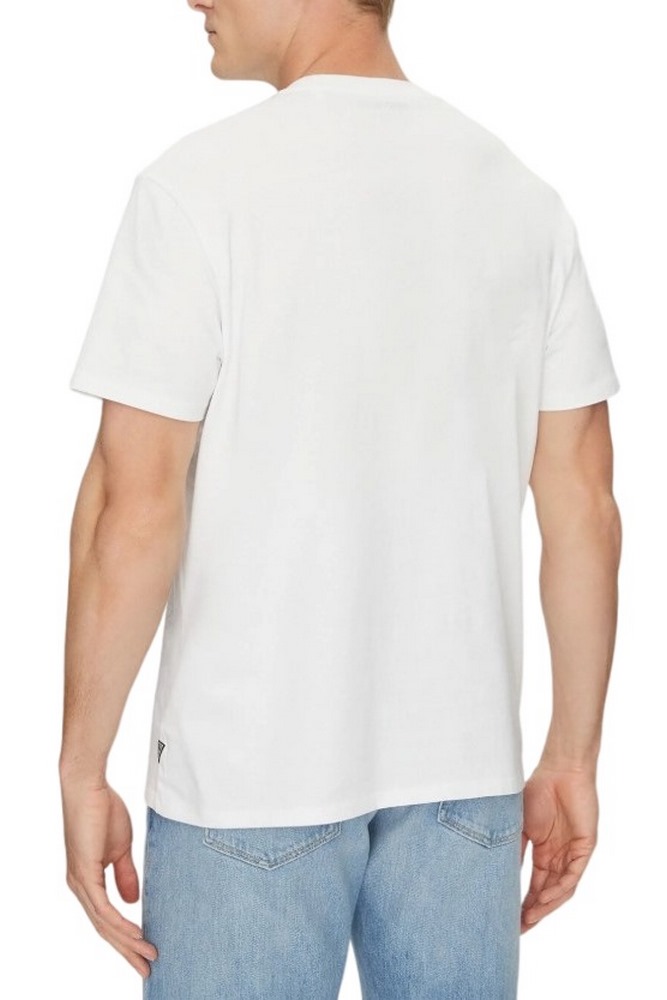 GUESS TRADITION TEE T-SHIRT ΜΠΛΟΥΖΑ ΑΝΔΡΙΚΗ WHITE