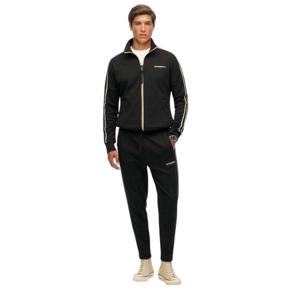 SUPERDRY D2 OVIN TECH CULT JOGGER ΦΟΡΜΑ ΠΑΝΤΕΛΟΝΙ ΑΝΔΡΙΚΟ BLACK