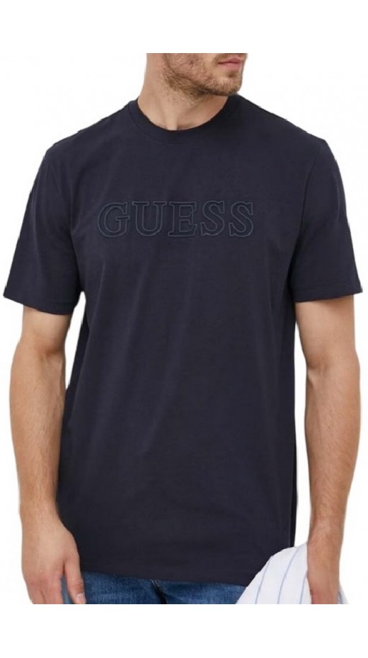 GUESS ALPHY T-SHIRT ΜΠΛΟΥΖΑ ΑΝΔΡΙΚΗ NAVY