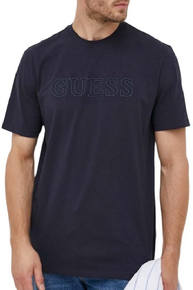 GUESS ALPHY T-SHIRT ΜΠΛΟΥΖΑ ΑΝΔΡΙΚΗ BLUE