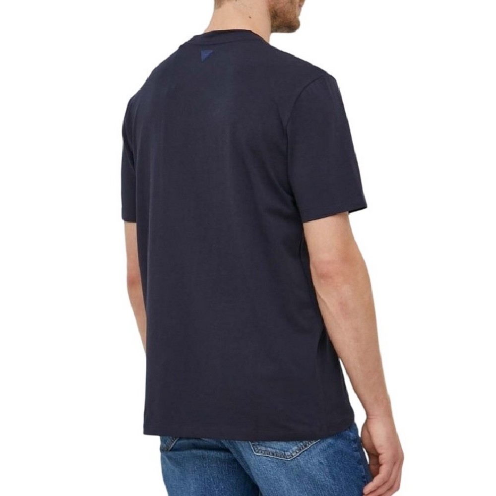 GUESS ALPHY T-SHIRT ΜΠΛΟΥΖΑ ΑΝΔΡΙΚΗ BLUE