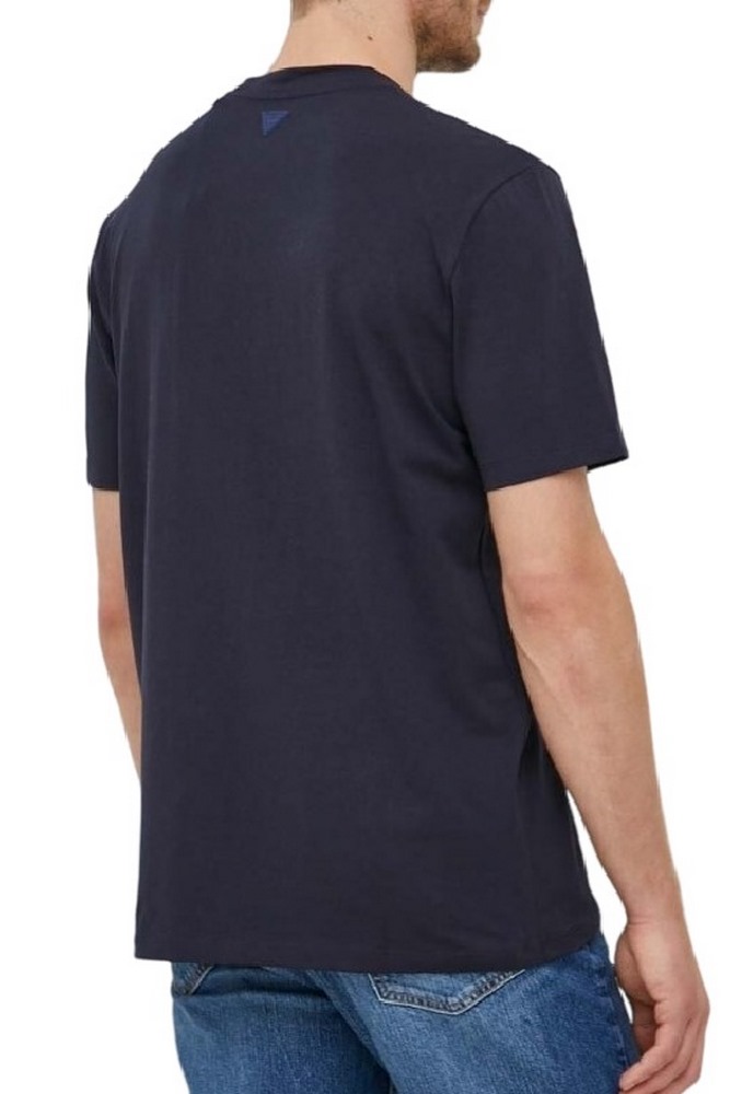 GUESS ALPHY T-SHIRT ΜΠΛΟΥΖΑ ΑΝΔΡΙΚΗ BLUE