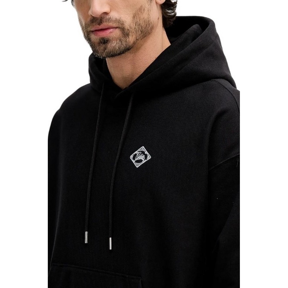 CALVIN KLEIN JEANS LS PREMIUM FLEECE MATCHBOX HOODIE ΦΟΥΤΕΡ ΜΠΛΟΥΖΑ ΑΝΔΡΙΚΗ BLACK