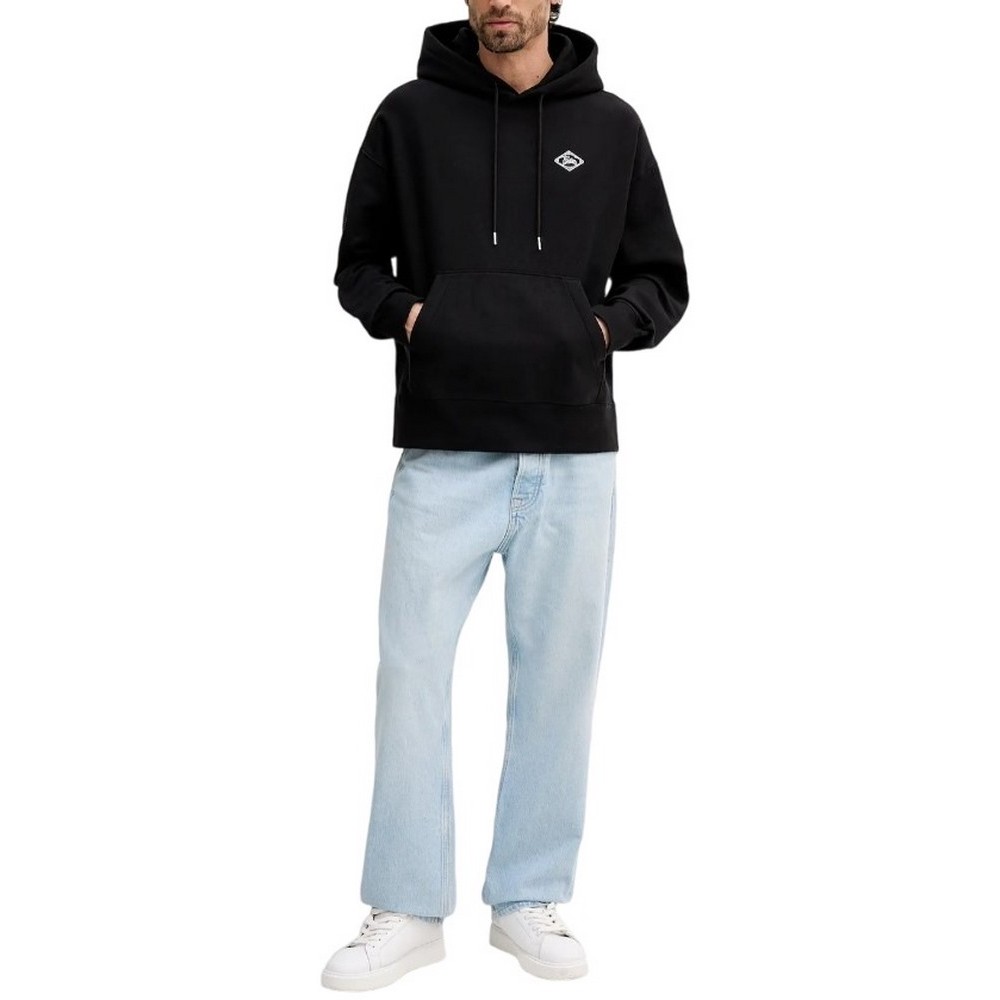 CALVIN KLEIN JEANS LS PREMIUM FLEECE MATCHBOX HOODIE ΦΟΥΤΕΡ ΜΠΛΟΥΖΑ ΑΝΔΡΙΚΗ BLACK