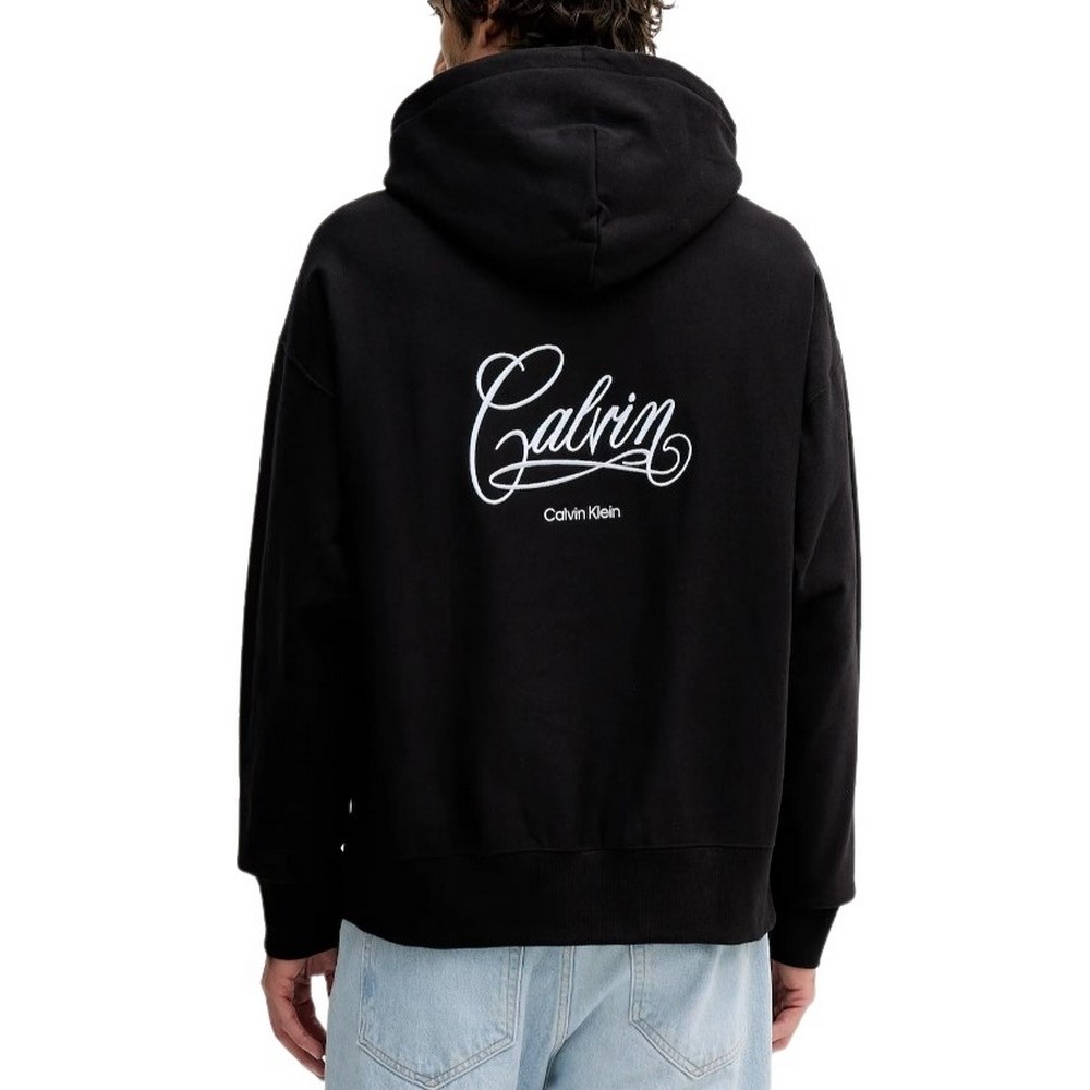 CALVIN KLEIN JEANS LS PREMIUM FLEECE MATCHBOX HOODIE ΦΟΥΤΕΡ ΜΠΛΟΥΖΑ ΑΝΔΡΙΚΗ BLACK