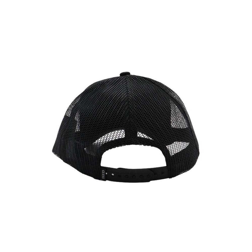 GUESS JEANS PATCHED TRUCKER HAT ΚΑΠΕΛΟ ΑΝΔΡΙΚΟ BLACK