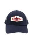 GUESS JEANS PATCHED TRUCKER HAT ΚΑΠΕΛΟ ΑΝΔΡΙΚΟ DARK NAVY