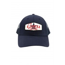 GUESS JEANS PATCHED TRUCKER HAT ΚΑΠΕΛΟ ΑΝΔΡΙΚΟ DARK NAVY