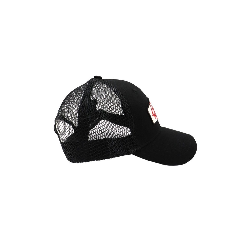 GUESS JEANS PATCHED TRUCKER HAT ΚΑΠΕΛΟ ΑΝΔΡΙΚΟ BLACK