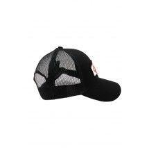GUESS JEANS PATCHED TRUCKER HAT ΚΑΠΕΛΟ ΑΝΔΡΙΚΟ BLACK