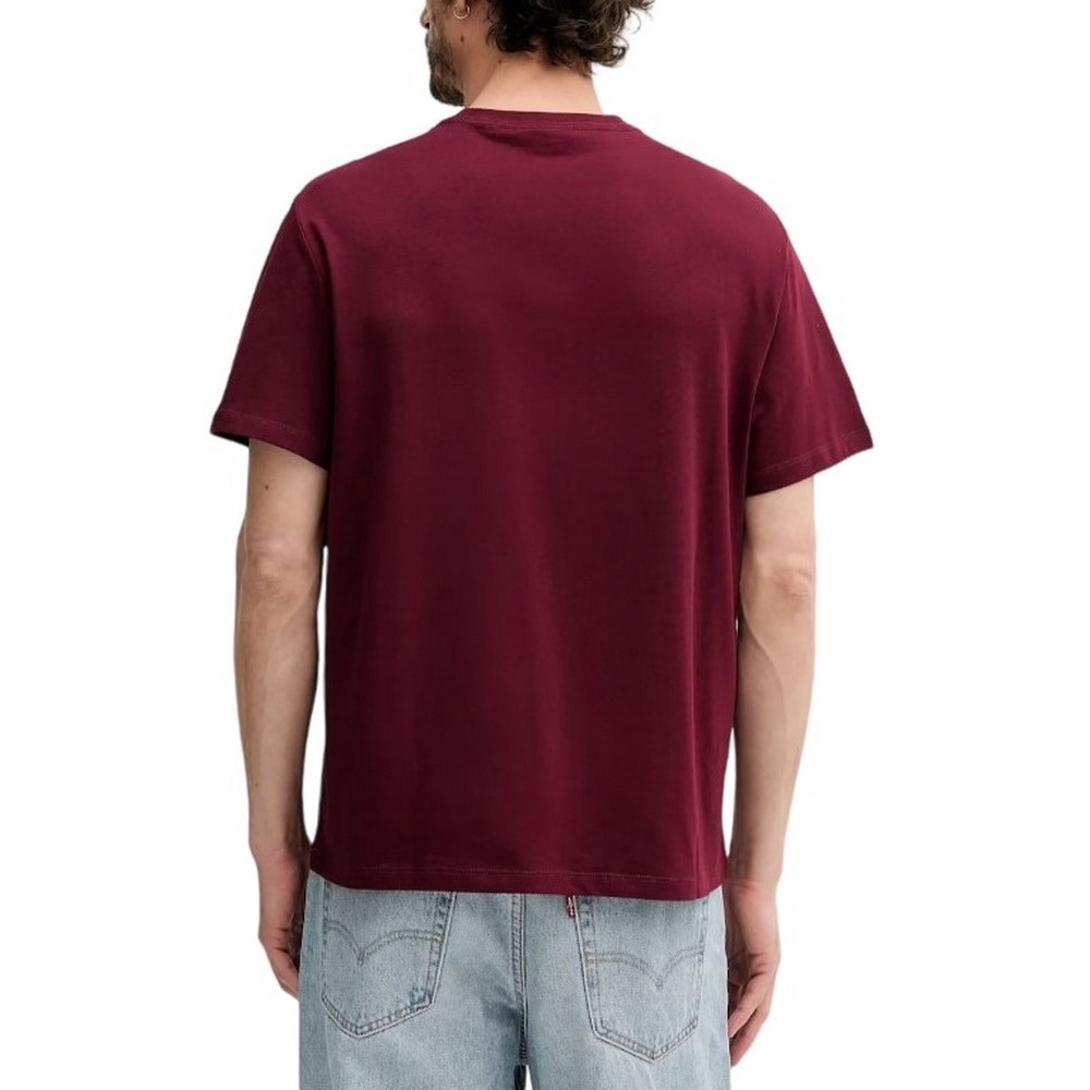 CALVIN KLEIN JEANS HERO MONOLOGO TEE T-SHIRT ΜΠΛΟΥΖΑ ΑΝΔΡΙΚΗ BORDEAUX