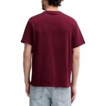 CALVIN KLEIN JEANS HERO MONOLOGO TEE T-SHIRT ΜΠΛΟΥΖΑ ΑΝΔΡΙΚΗ BORDEAUX