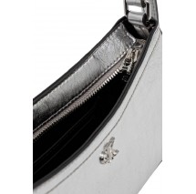CALVIN KLEIN METALLIC SMALL SHOULDER BAG ΤΣΑΝΤΑ ΓΥΝΑΙΚΕΙΑ SILVER