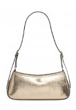 CALVIN KLEIN METALLIC SMALL SHOULDER BAG ΤΣΑΝΤΑ ΓΥΝΑΙΚΕΙΑ GOLD