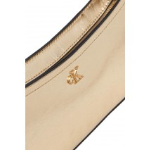 CALVIN KLEIN METALLIC SMALL SHOULDER BAG ΤΣΑΝΤΑ ΓΥΝΑΙΚΕΙΑ GOLD