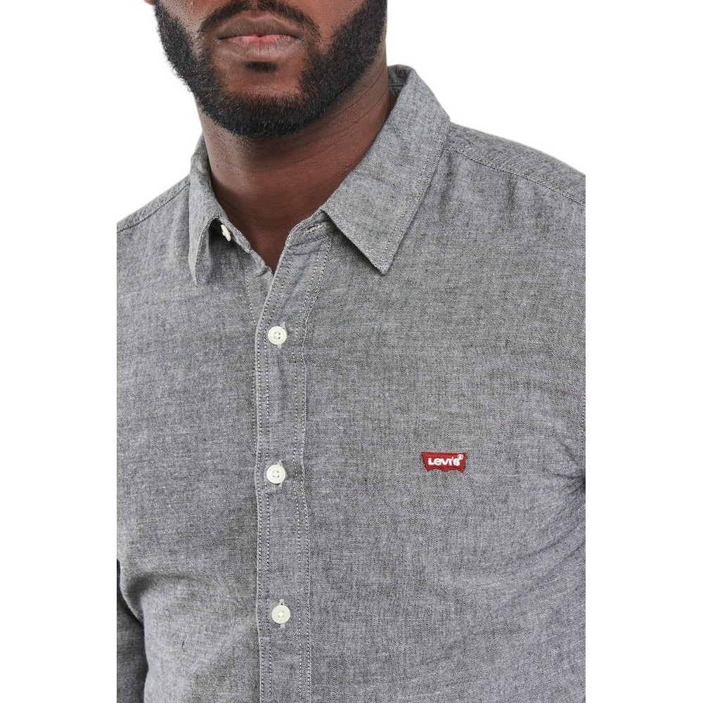 LEVIS LS BATTERY HM SHIRT SLIM 866250018 ΠΟΥΚΑΜΙΣΟ ΑΝΔΡΙΚΟ GREY