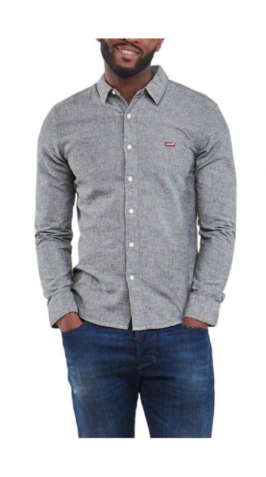 LEVIS LS BATTERY HM SHIRT SLIM 866250018 ΠΟΥΚΑΜΙΣΟ ΑΝΔΡΙΚΟ GREY