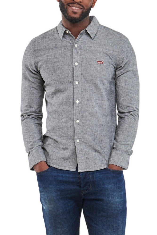 LEVIS LS BATTERY HM SHIRT SLIM 866250018 ΠΟΥΚΑΜΙΣΟ ΑΝΔΡΙΚΟ GREY