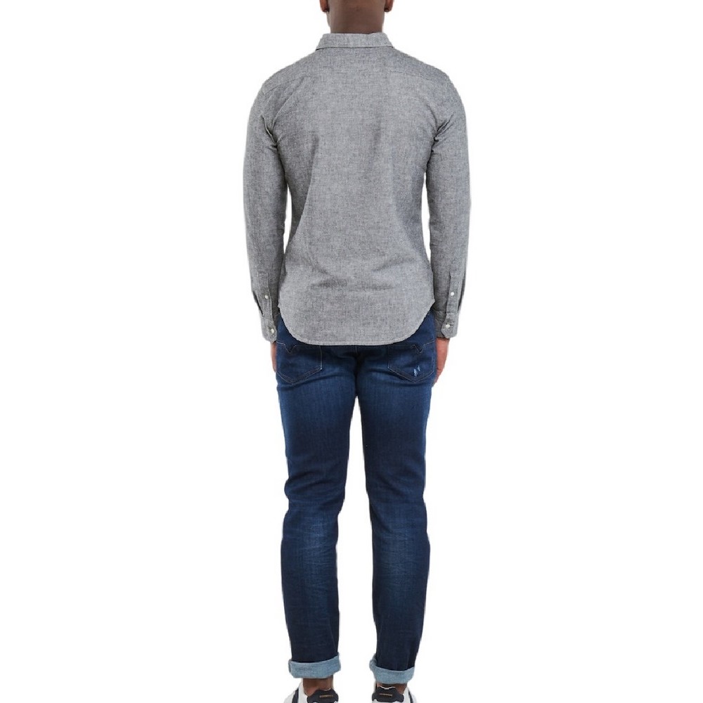LEVIS LS BATTERY HM SHIRT SLIM 866250018 ΠΟΥΚΑΜΙΣΟ ΑΝΔΡΙΚΟ GREY