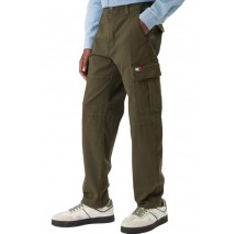 TOMMY JEANS SONNY COTTON CANVAS CARGO ΠΑΝΤΕΛΟΝΙ ΑΝΔΡΙΚΟ DARK GREEN