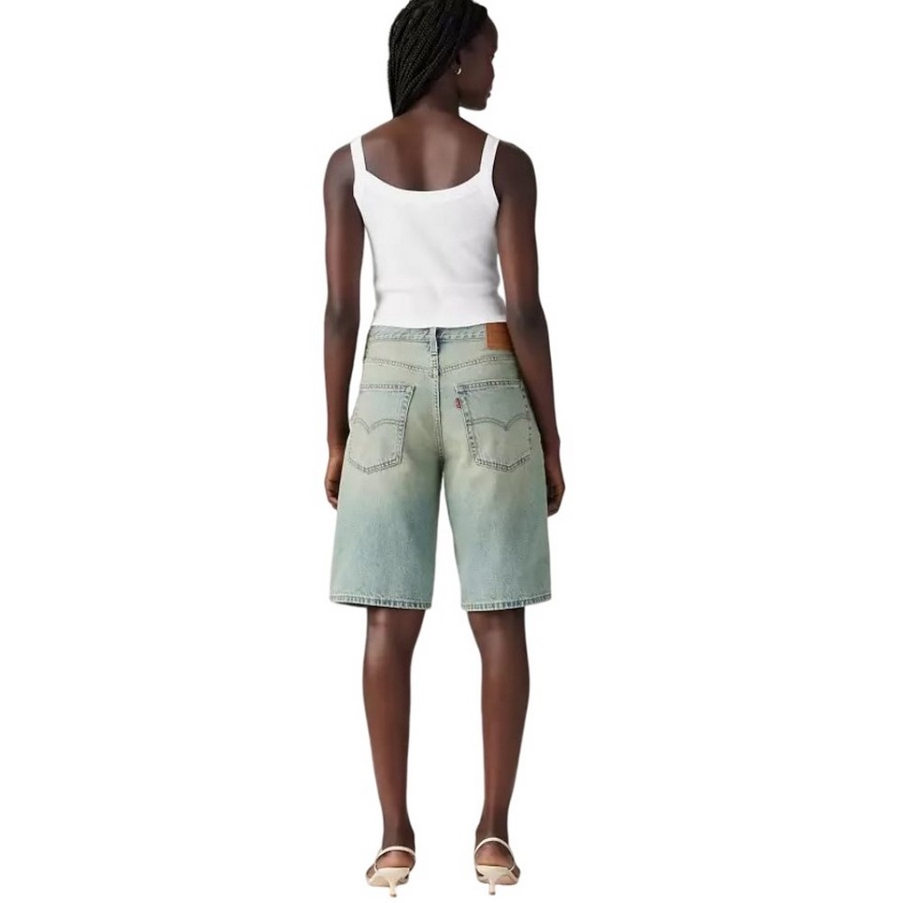 LEVIS BAGGY DAD JORT 000MJ0002 ΒΕΡΜΟΥΔΑ ΓΥΝΑΙΚΕΙΑ LIGHT DENIM