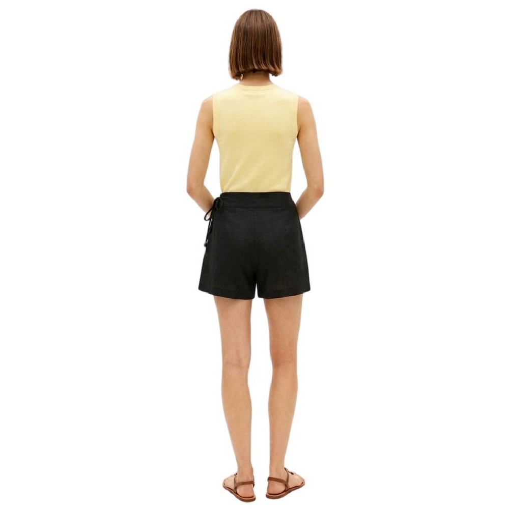 TOMMY JEANS LINEN SKORT ΣΟΡΤΣ ΓΥΝΑΙΚΕΙΟ BLACK