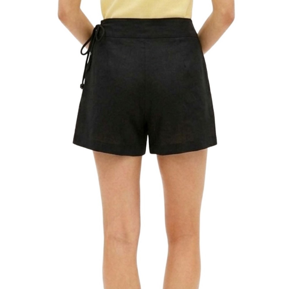 TOMMY JEANS LINEN SKORT ΣΟΡΤΣ ΓΥΝΑΙΚΕΙΟ BLACK
