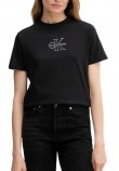 CALVIN KLEIN JEANS CLASSIC FIT TEE T-SHIRT ΜΠΛΟΥΖΑ ΓΥΝΑΚΙΕΑ BLACK