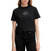 CALVIN KLEIN JEANS CLASSIC FIT TEE T-SHIRT ΜΠΛΟΥΖΑ ΓΥΝΑΚΙΕΑ BLACK