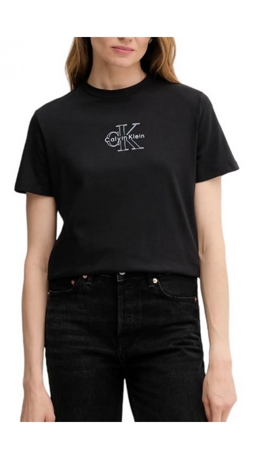 CALVIN KLEIN JEANS CLASSIC FIT TEE T-SHIRT ΜΠΛΟΥΖΑ ΓΥΝΑΚΙΕΑ BLACK