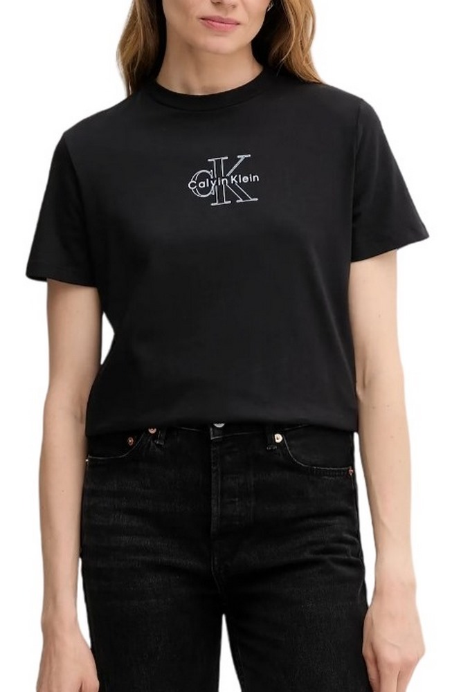 CALVIN KLEIN JEANS CLASSIC FIT TEE T-SHIRT ΜΠΛΟΥΖΑ ΓΥΝΑΚΙΕΑ BLACK