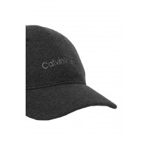CALVIN KLEIN EMBROIDERED TITLECASE LOGO FELT ΚΑΠΕΛΟ ΓΥΝΑΙΚΕΙΟ BLACK