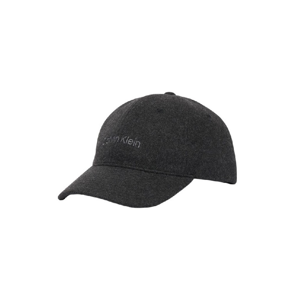 CALVIN KLEIN EMBROIDERED TITLECASE LOGO FELT ΚΑΠΕΛΟ ΓΥΝΑΙΚΕΙΟ BLACK
