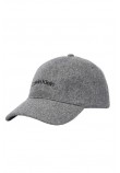 CALVIN KLEIN EMBROIDERED TITLECASE LOGO FELT ΚΑΠΕΛΟ ΓΥΝΑΙΚΕΙΟ GREY