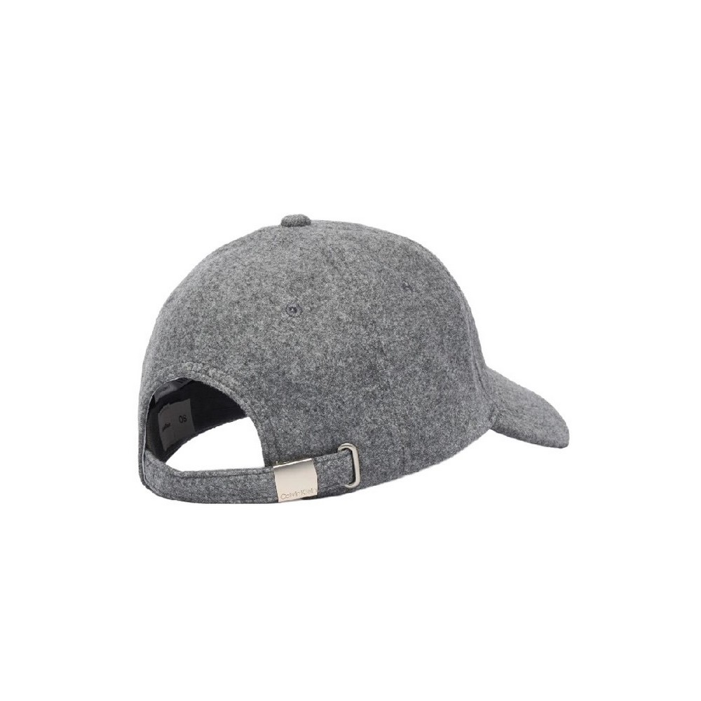 CALVIN KLEIN EMBROIDERED TITLECASE LOGO FELT ΚΑΠΕΛΟ ΓΥΝΑΙΚΕΙΟ GREY