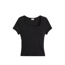 LEVIS® ESSENTIAL SQRD NECK TEE T-SHIRT ΜΠΛΟΥΖΑ ΓΥΝΑΙΚΕΙΑ BLACK