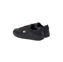 TOMMY JEANS CUPSOLE LEATHER ESS ΠΑΠΟΥΤΣΙ ΑΝΔΡΙΚΟ BLACK