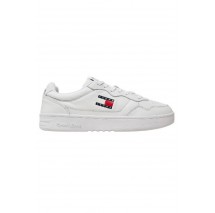 TOMMY JEANS CUPSOLE LEATHER ESS ΠΑΠΟΥΤΣΙ ΑΝΔΡΙΚΟ WHITE