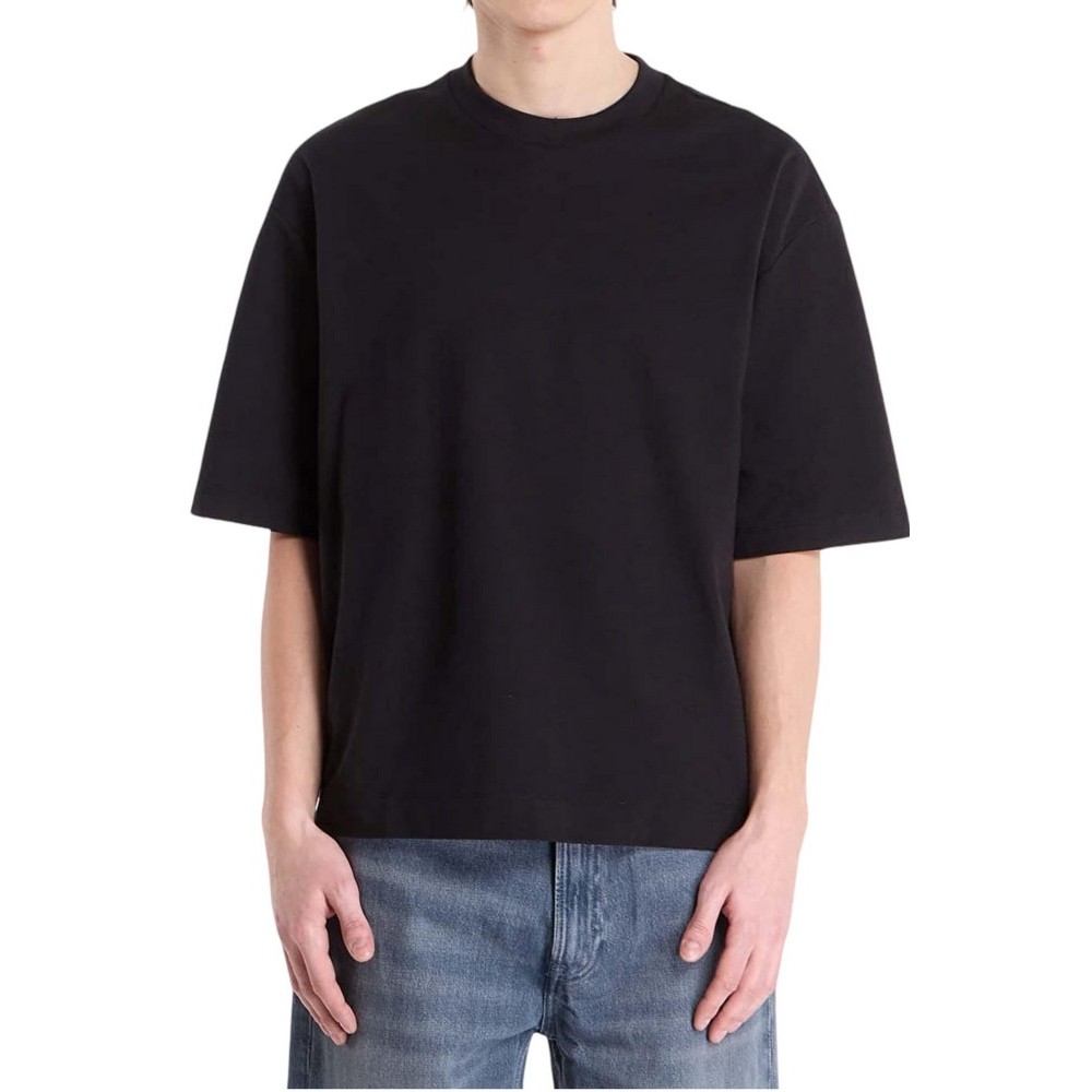 CALVIN KLEIN JEANS RLXD COOLING PIQUE EMBOSSED T-SHIRT ΜΠΛΟΥΖΑ ΑΝΔΡΙΚΗ BLACK