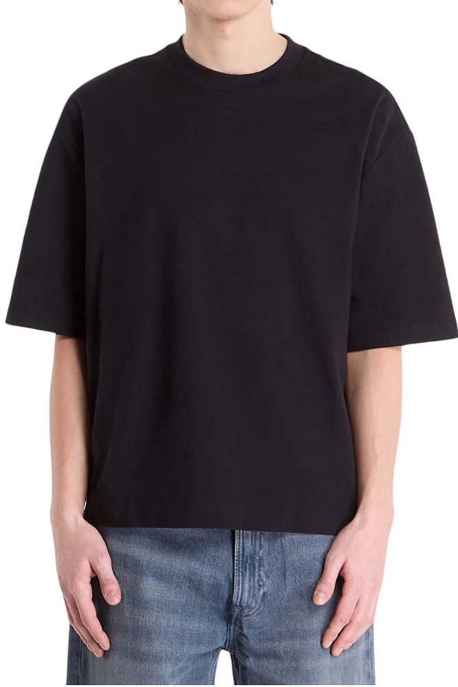 CALVIN KLEIN JEANS RLXD COOLING PIQUE EMBOSSED T-SHIRT ΜΠΛΟΥΖΑ ΑΝΔΡΙΚΗ BLACK