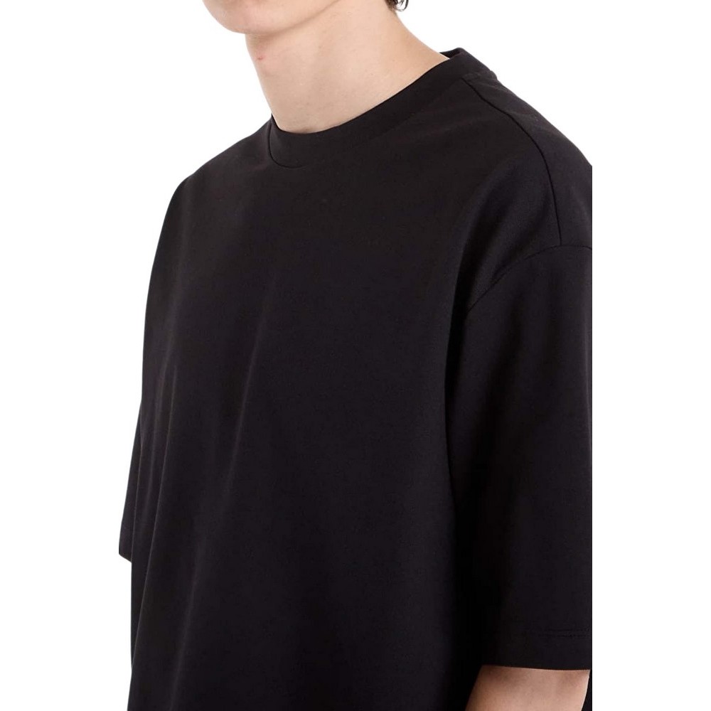 CALVIN KLEIN JEANS RLXD COOLING PIQUE EMBOSSED T-SHIRT ΜΠΛΟΥΖΑ ΑΝΔΡΙΚΗ BLACK