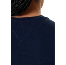 TOMMY JEANS SLIM ESSENTIAL LOGO2 TEE T-SHIRT ΜΠΛΟΥΖΑ ΓΥΝΑΙΚΕΙΑ NAVY