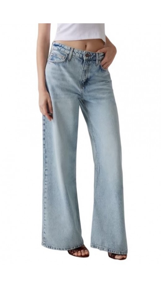 GUESS BELLFLOWER ΠΑΝΤΕΛΟΝΙ ΓΥΝΑΙΚΕΙΟ LIGHT DENIM