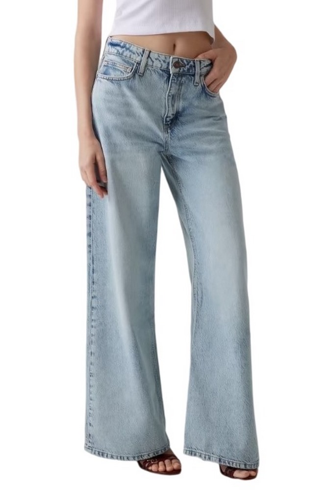 GUESS BELLFLOWER ΠΑΝΤΕΛΟΝΙ ΓΥΝΑΙΚΕΙΟ LIGHT DENIM